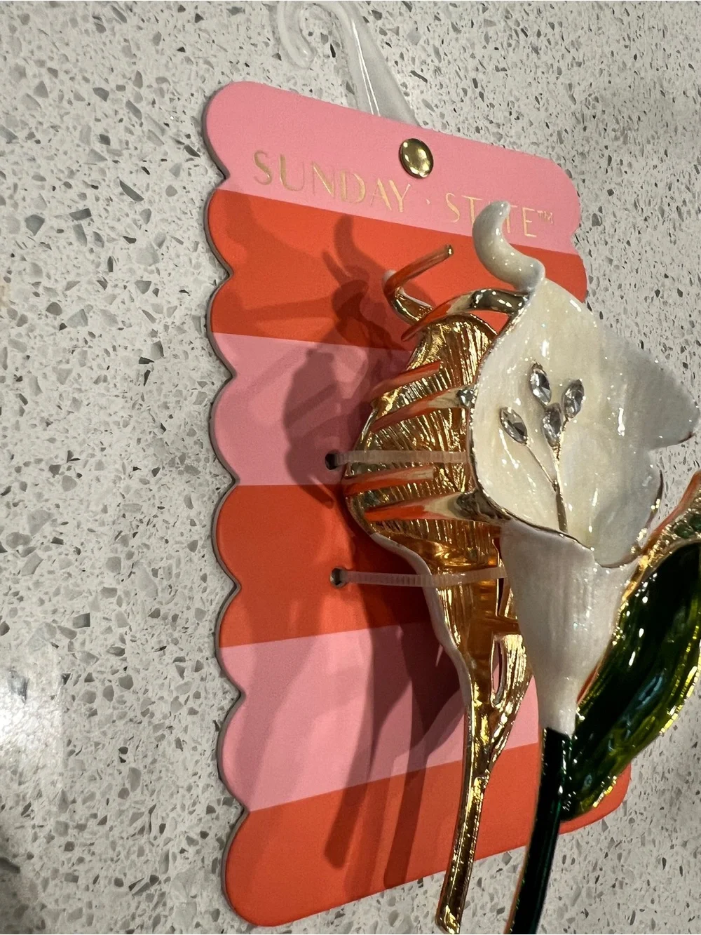 Sunday State White Calla Lily Hair Clip